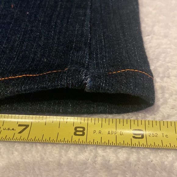 NYDJ TUMMY TUCK JEANS Premium Denim Size 6 Blue Jeans Made In USA - Picture 9 of 11